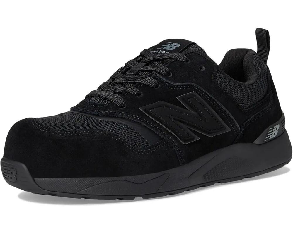New Balance Mens Elite Lite SD Work Sneakers US 8.5 All Black Composite Toe NIB